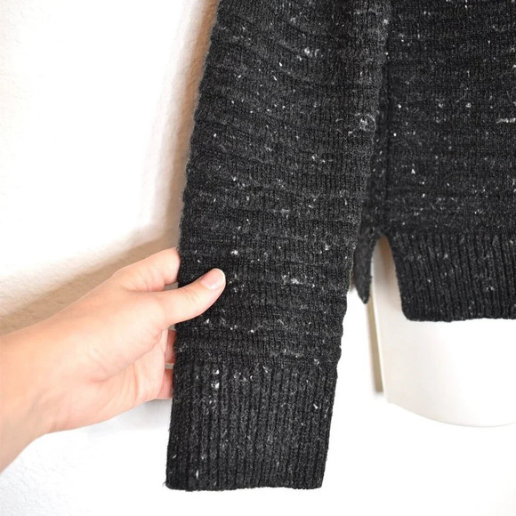 Madewell Donegal Belmont Mockneck Sweater Size S Coziest Yarn Minimalist Preppy - Picture 6 of 13